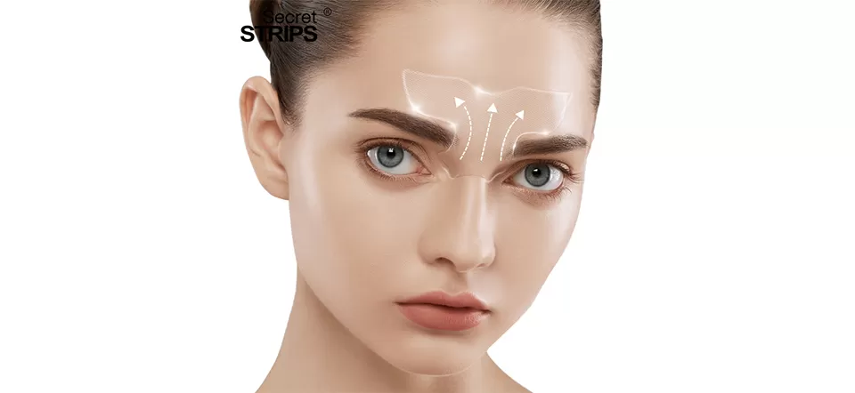 Solving Static Wrinkles with SecretStrip's Frownies Facial Patches